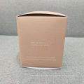 Luxury customized  logo printed white kraft paper  candle  boxes